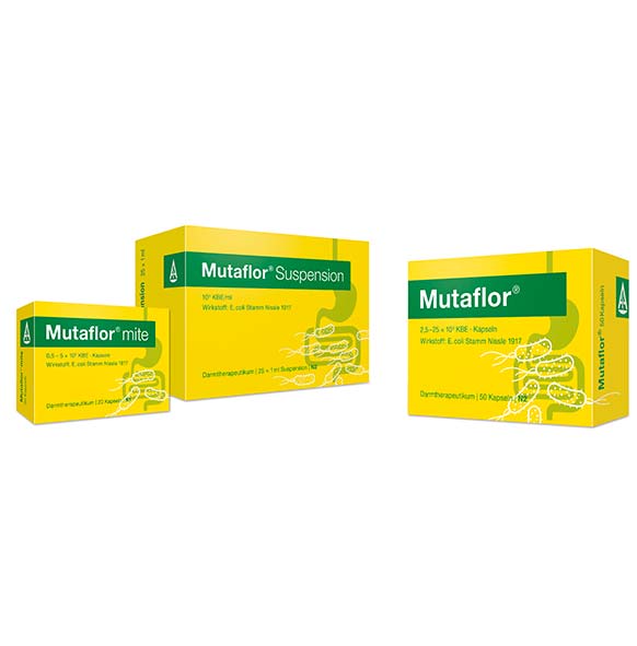 Packshot Produktfamilie Mutaflor