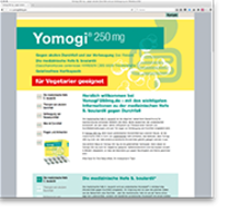 Die Website www.yomogi-250-mg.de bietet zahlreiche Informationen zu Durchfall: Ursachen, Vorbeugung und Therapie