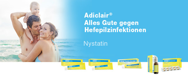 Adiclair-Nystatin-Hefepilzinfektionen