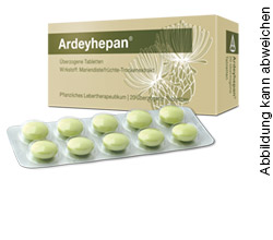 Ardeyhepan. Mariendistelfrüchte-Trockenextrakt (Silymarin) zum Schutz und zur Stärkung der Leber